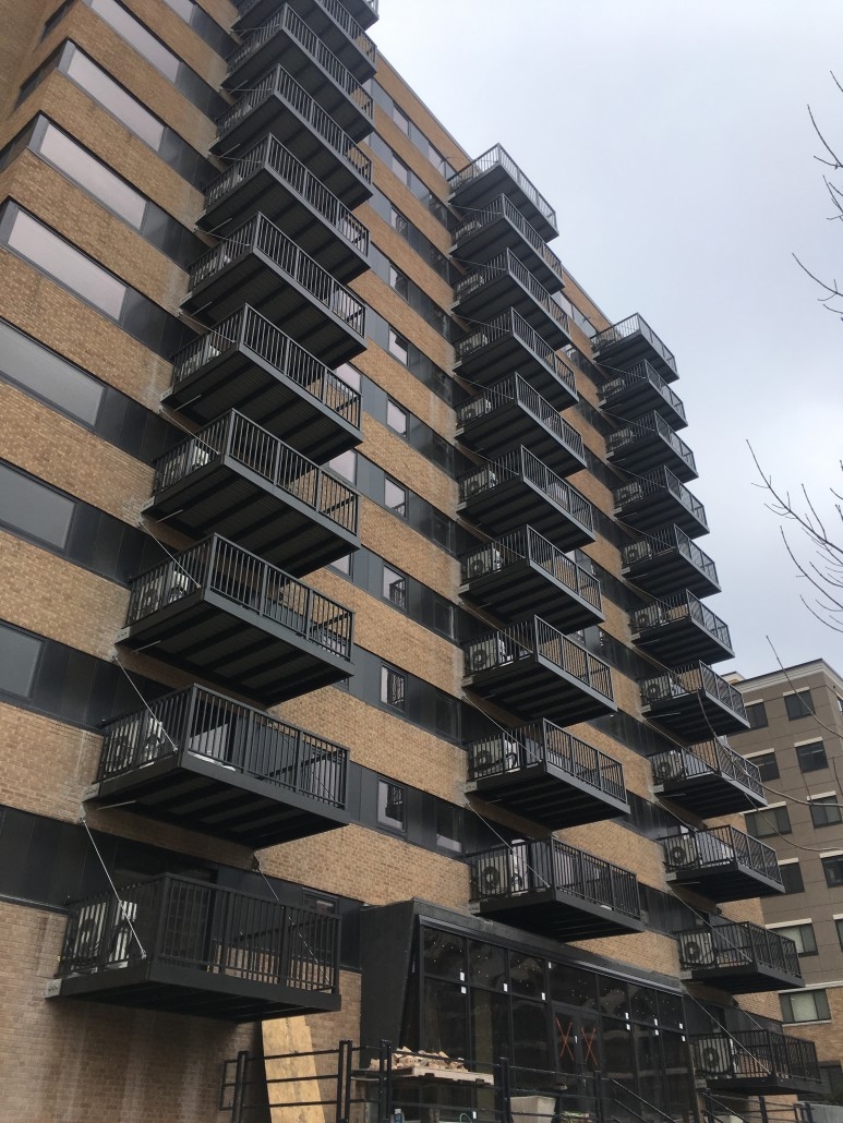 Custom Metal Apartment Balconies