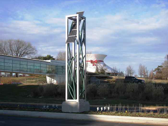 Custom Metal Solar Tower
