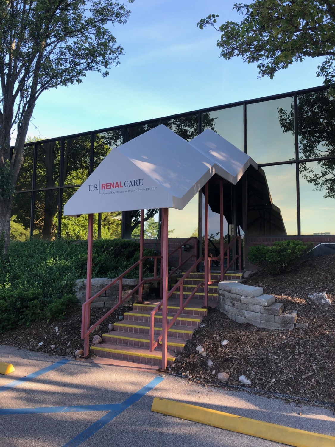 Gable Stair Entrance Canopy