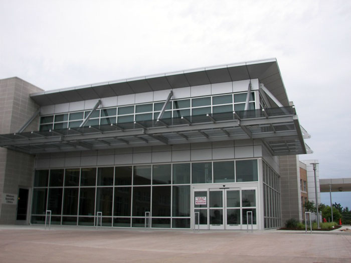 Glass Canopy Around Hospital Building