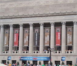 Hanging Event Fabric Signage