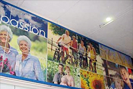 Promotional Wall Fabric Silicon Edge Graphic Banner