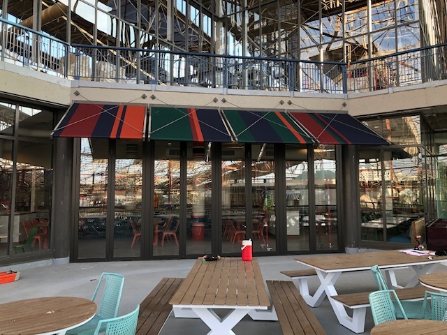 Slope Fabric Pattern Decorative Awnings