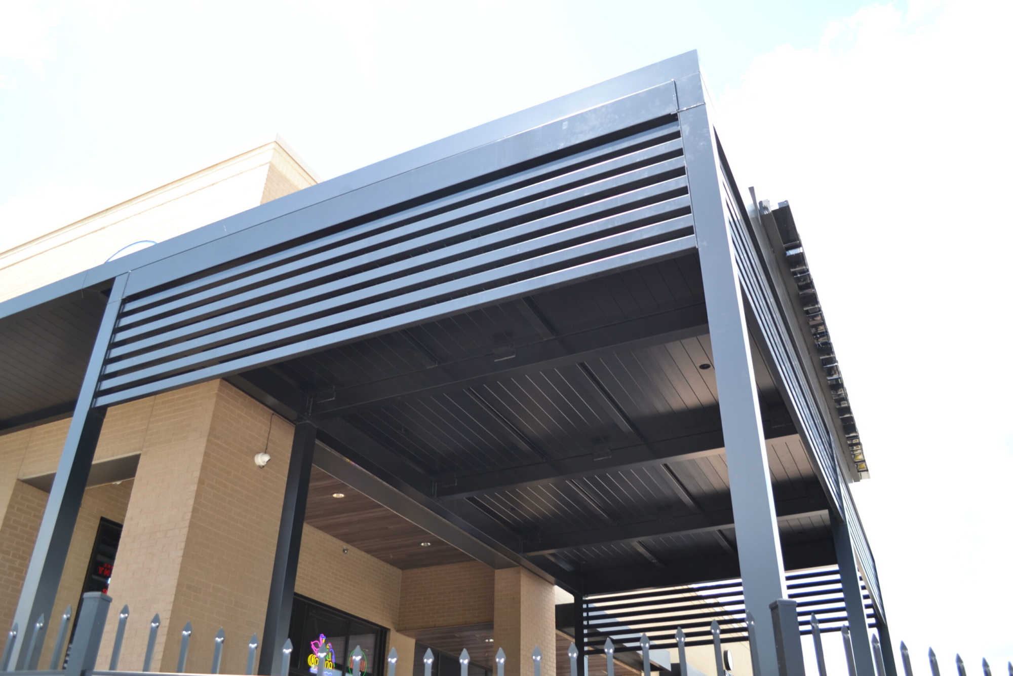 Canopy UV Protection Metal Slats