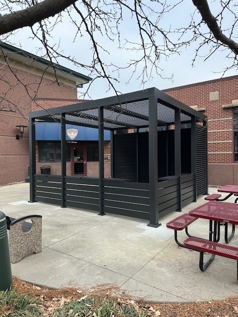 Freestanding Louver Canopy