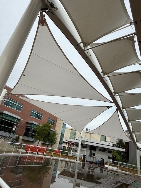 UNMC Ice Rink Shade Sails